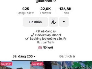 Clip Sex Idol Tiktok Trịnh Lai (laitrinh09) hay nói đạo lý