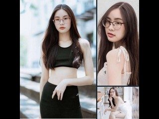 Em người yêu kính cận xin ngon ngọt nước mỗi tội vú lép