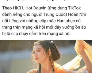 Hot Girl Douyin Hoán Nhi lộ Clip Sex