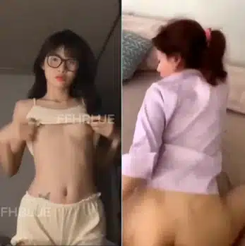 Doggy em nữ sinh kính cận mình dây