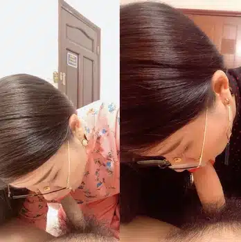 Cô giáo kính cận thích được quay clip để thể hiện kỹ năng mút cu