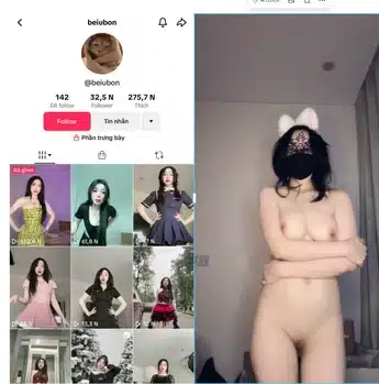 Tiktoker Bông (bongbebong04) nhảy hỏa thân show hàng siêu cuốn