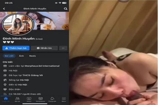 Đinh Thị Minh Huyền hotgirl xăm trổ bật đèn flash ngồi soi cặc bạn trai