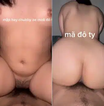 Em gái chubby 98 mông to nhún cặc dẻo