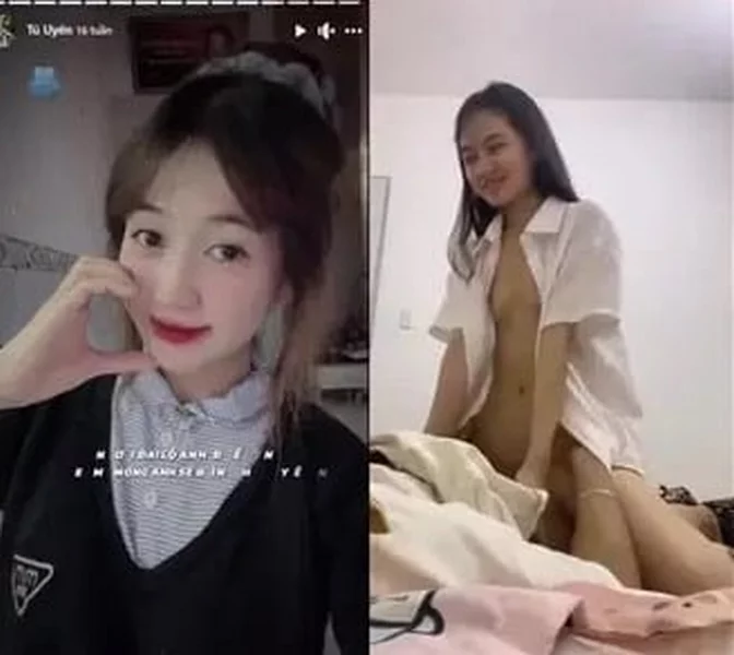 Tú Uyên sinh viên năm 2 Đại Học và cậu bạn trai số hưởng anh cứ nằm im để m phục vụ