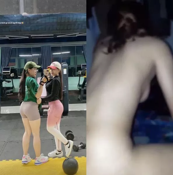 Gạ chịch em Gymer mình dây săn chăc ở chung phòng tập