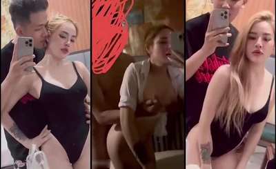 Tố Trân Hot girl tóc vàng lộ clip địt nhau trước gương với bạn trai